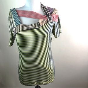 Anthropologie Beguile by Byron Lars Striped Top M